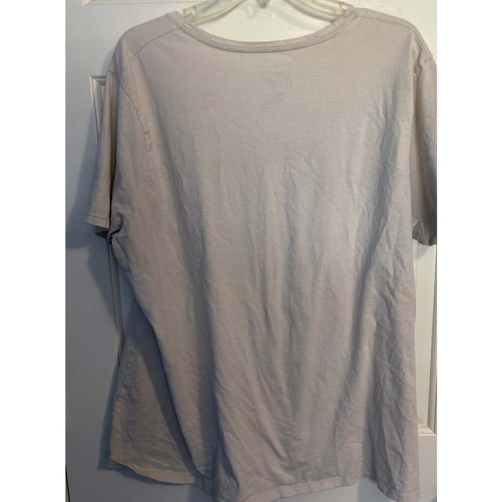 Just My Size Shirt Womens 3X Gray Palm Trees City Graphic Hello Beautiful World - Picture 3 of 3